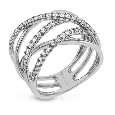 14k White Zeghani Right Hand Ring - ZR1612 - Nature Coast Jewelers ...